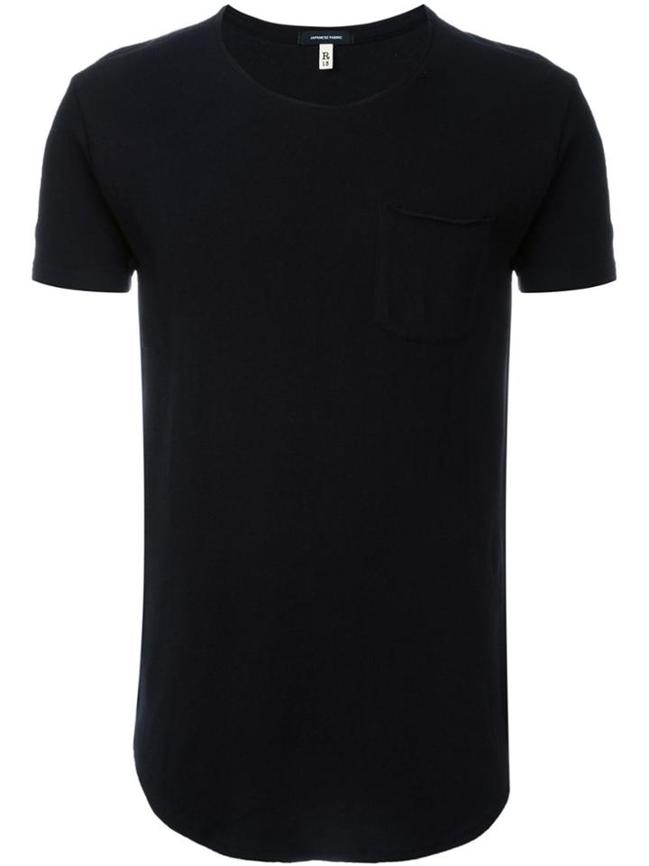 R13 Curved Hem T-shirt - Black