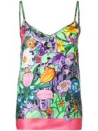Gucci Flora Print Camisole Top - Multicolour