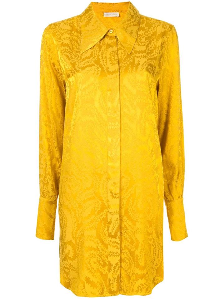 Stine Goya Jacquard Tunic Shirt - Gold