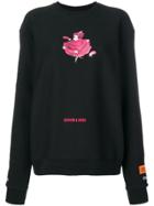 Heron Preston Front Print Sweatshirt - Black