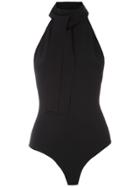 Egrey High Neck Knit Bodysuit - Black