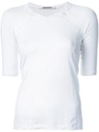 Theatre Products Floral Neck Jersey, Women's, White, Polyurethane/tactel