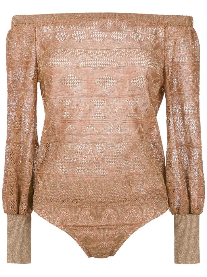 Cecilia Prado Haide Bodysuit - Brown