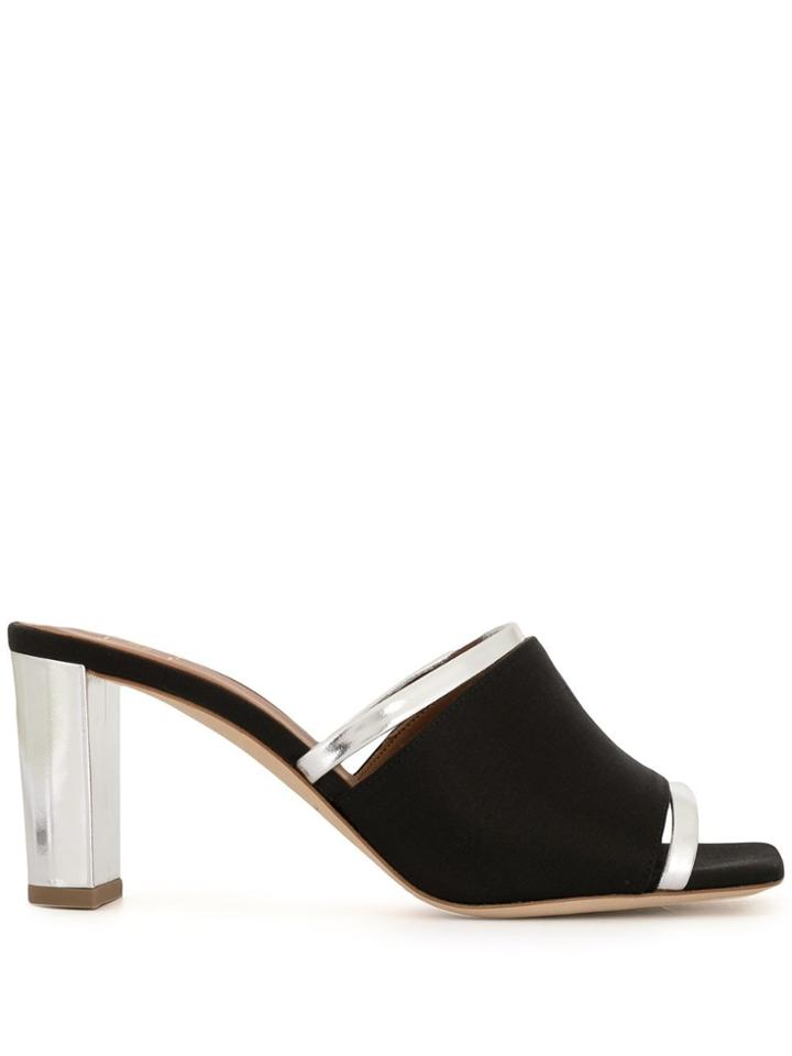 Malone Souliers Demim Sandals - Black