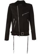 Amiri 'perfecto' Jacket, Men's, Size: Large, Black, Leather