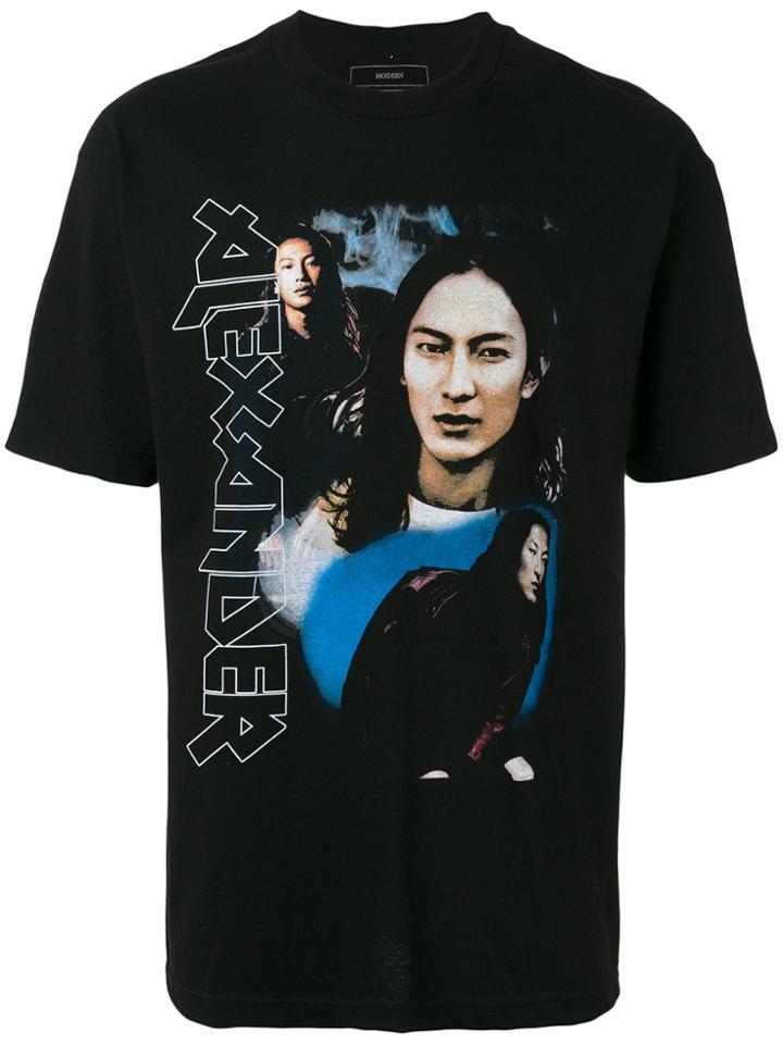 Modern Man Alexander Wang Printed T-shirt - Black