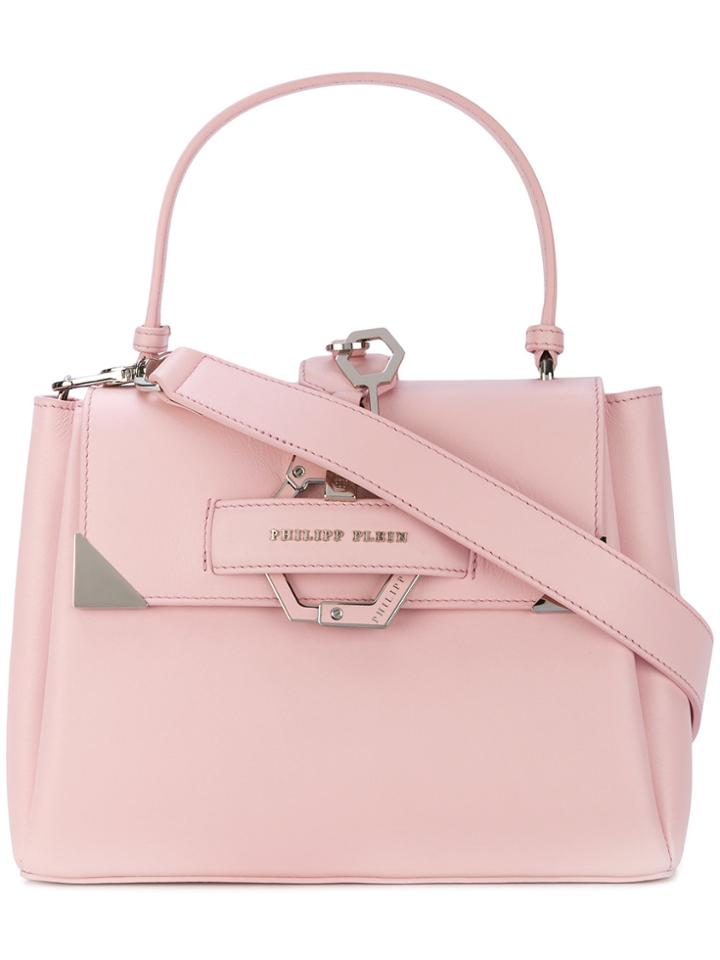 Philipp Plein Handcuff Detail Shoulder Bag - Pink & Purple
