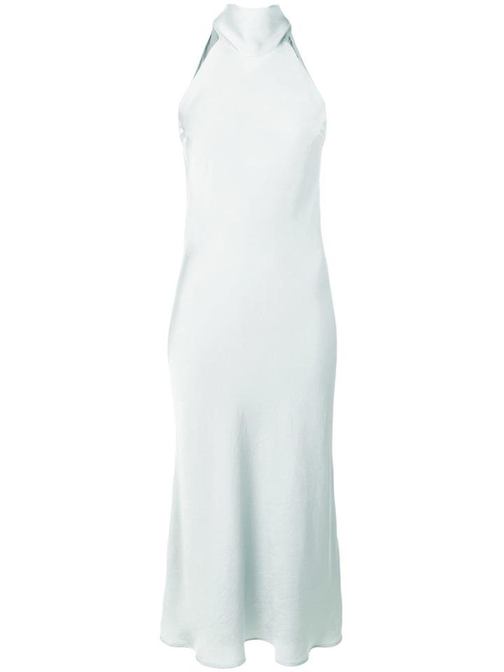 Galvan Satin Dress - Green