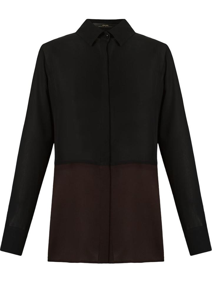 Andrea Marques Classic Collar Bi-colored Shirt
