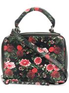 Rebecca Minkoff Floral Print Mini Tote - Black