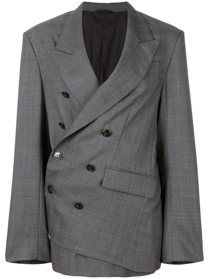A.f.vandevorst Tailored Wrap Blazer - Grey