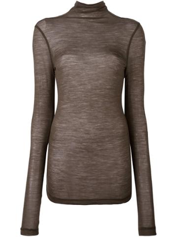 Erika Cavallini 'semicouture' Jumper, Women's, Size: Large, Green, Polyamide/wool