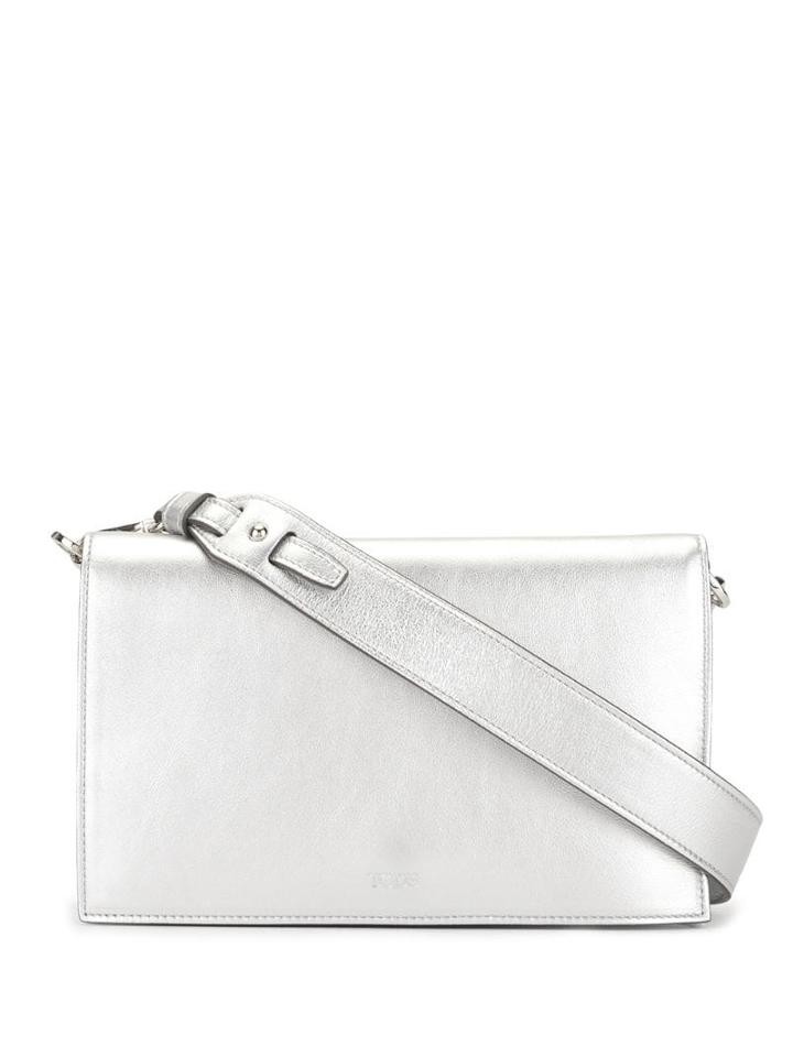 Tod's Rectangular Shoulder Bag - Silver