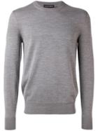 Knitted Sweater - Men - Wool - L, Grey, Wool, Alexander Mcqueen