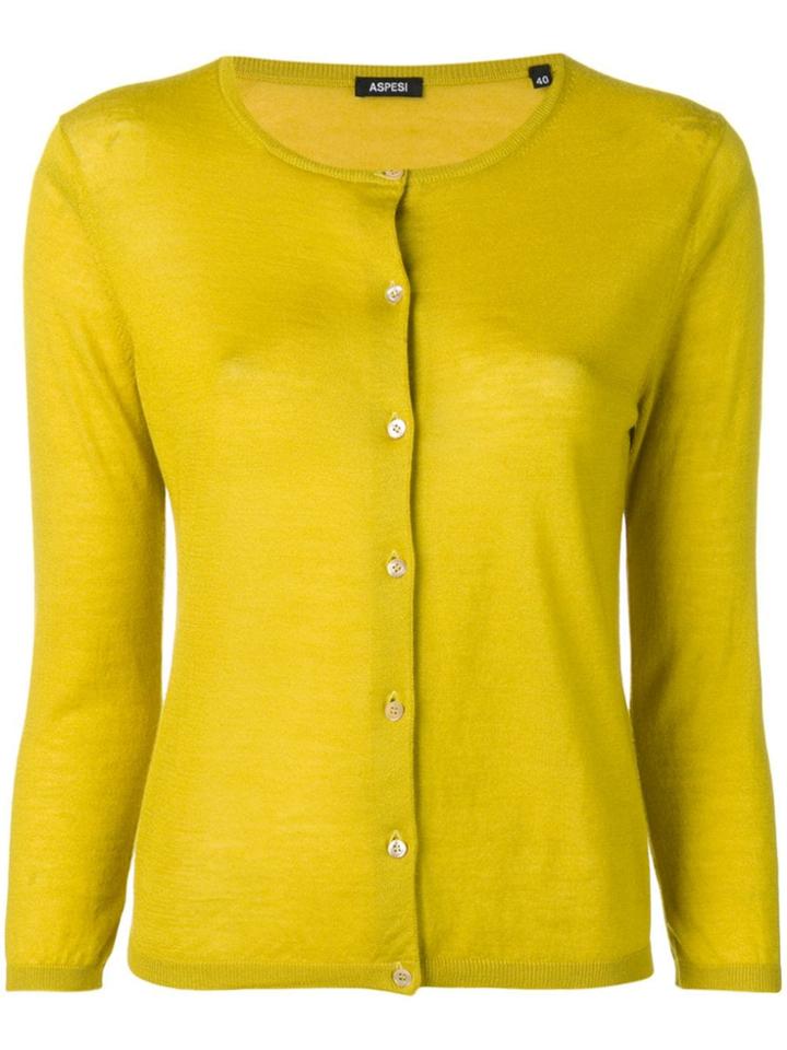 Aspesi Jersei Boba Cardigan - Green
