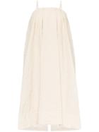 Simone Rocha Paper Floral Midi-dress - Neutrals