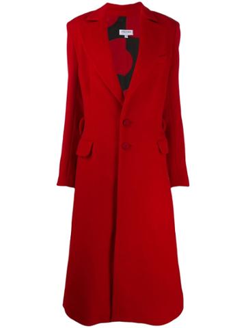 Palomo Spain Longline Coat - Red