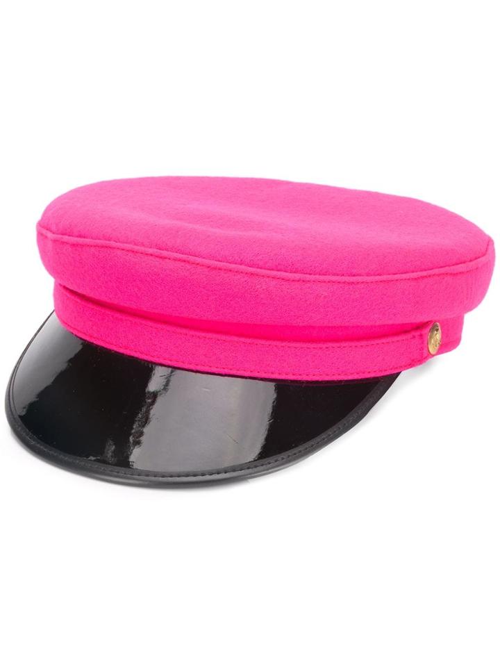 Manokhi Two-tone Biker Hat - Pink