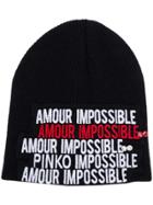 Pinko Amour Impossible Knitted Beanie - Unavailable