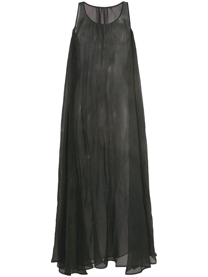 Uma Wang Adsila Semi-sheer Long Dress - Grey