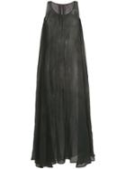 Uma Wang Adsila Semi-sheer Long Dress - Grey