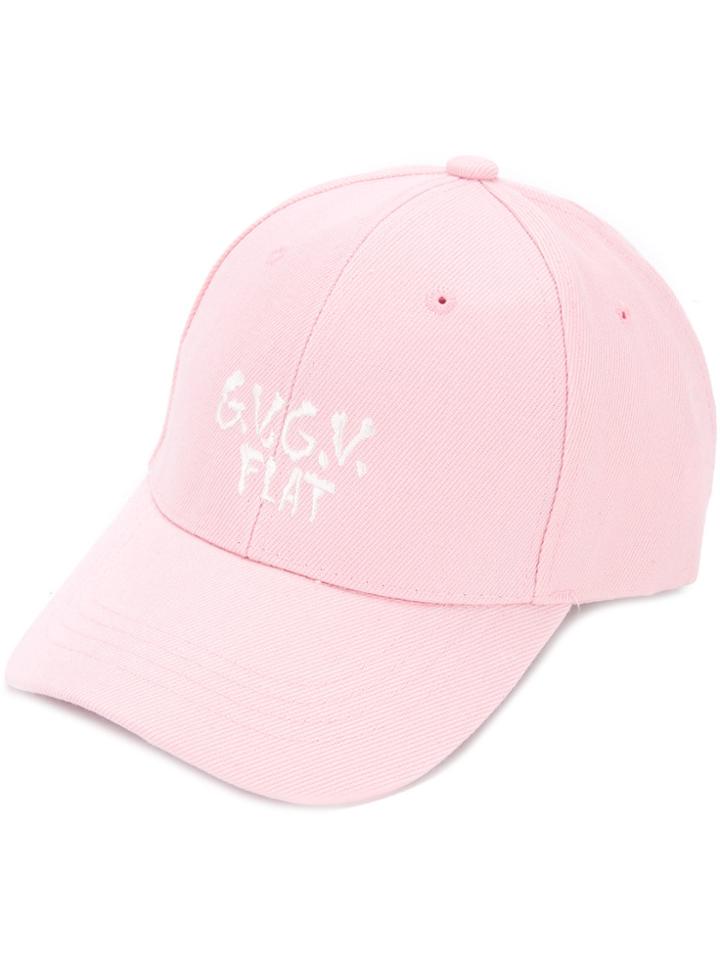 G.v.g.v.flat Embroidered Baseball Cap - Pink & Purple
