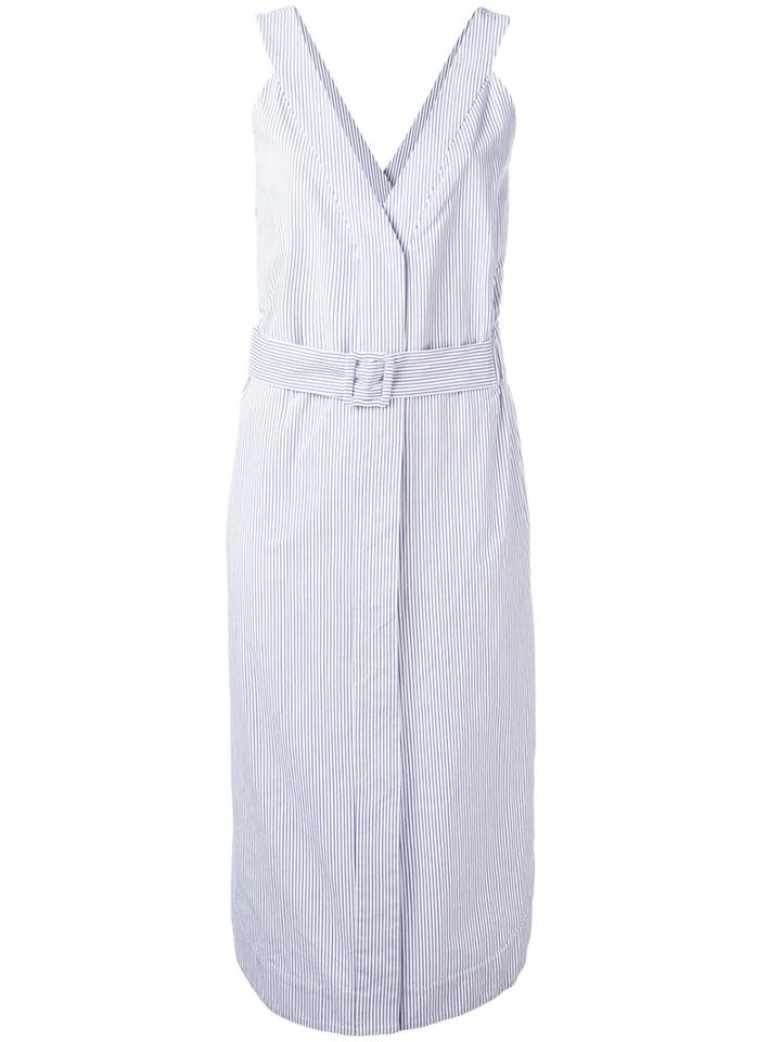 Sea Striped Dress, Women's, Size: 8, Blue, Cotton