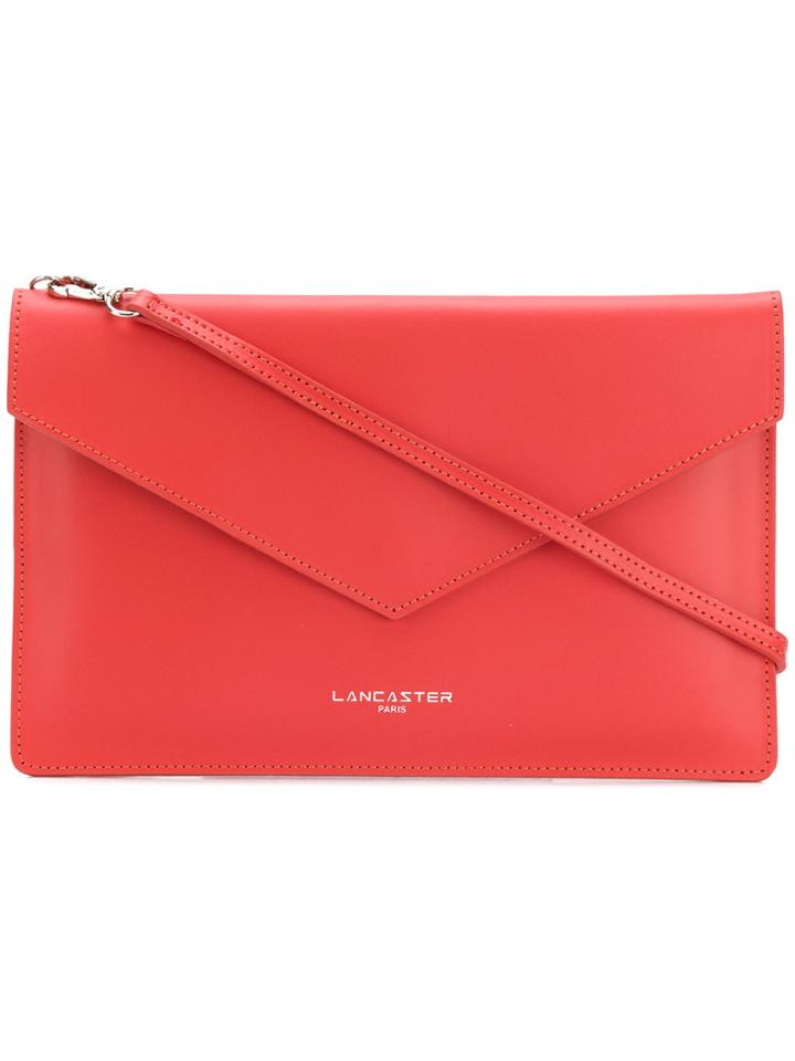 Lancaster Foldover Envelope Clutch - Red