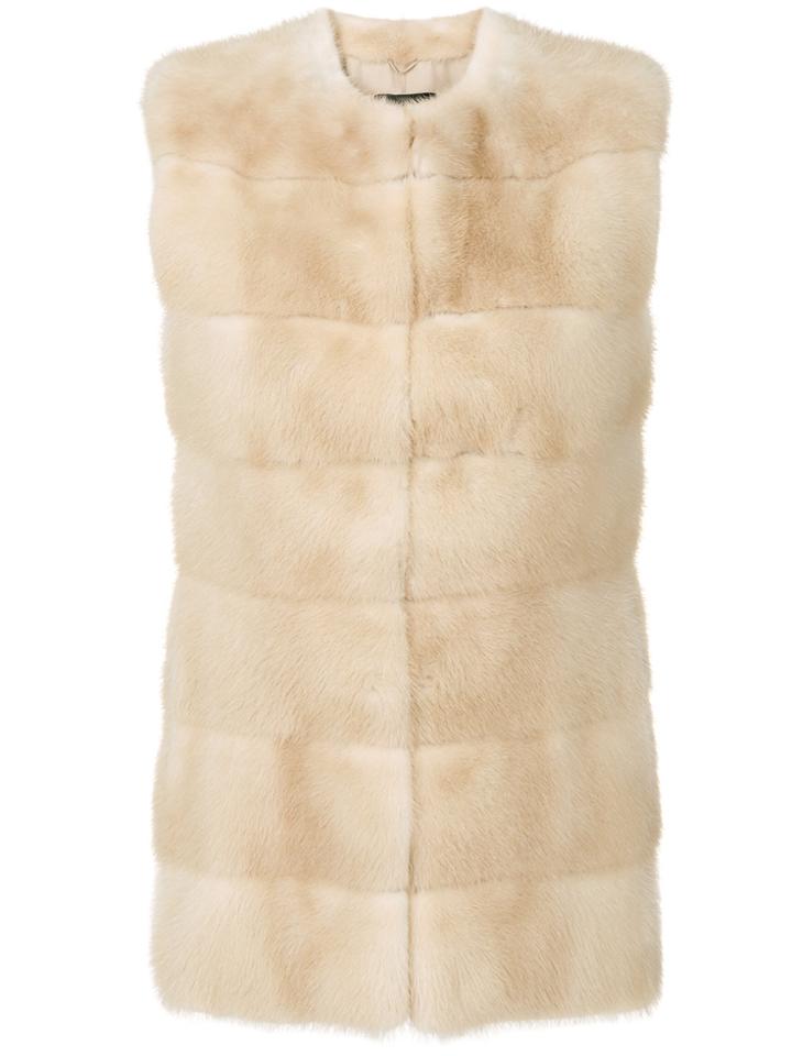 Liska Giletti Fur Jacket - Brown