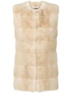 Liska Giletti Fur Jacket - Brown