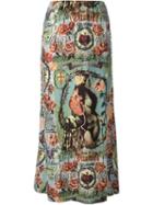 Jean Paul Gaultier Vintage 'frida Kahlo' Skirt, Women's, Size: S/m