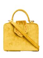 Mehry Mu Velvet Boxy Tote - Yellow