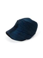 Issey Miyake - Pleated Hat - Women - Polyester/polyurethane - One Size, Blue, Polyester/polyurethane