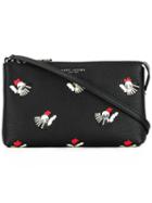 Marc Jacobs Tulip Embellished Clutch, Women's, Black