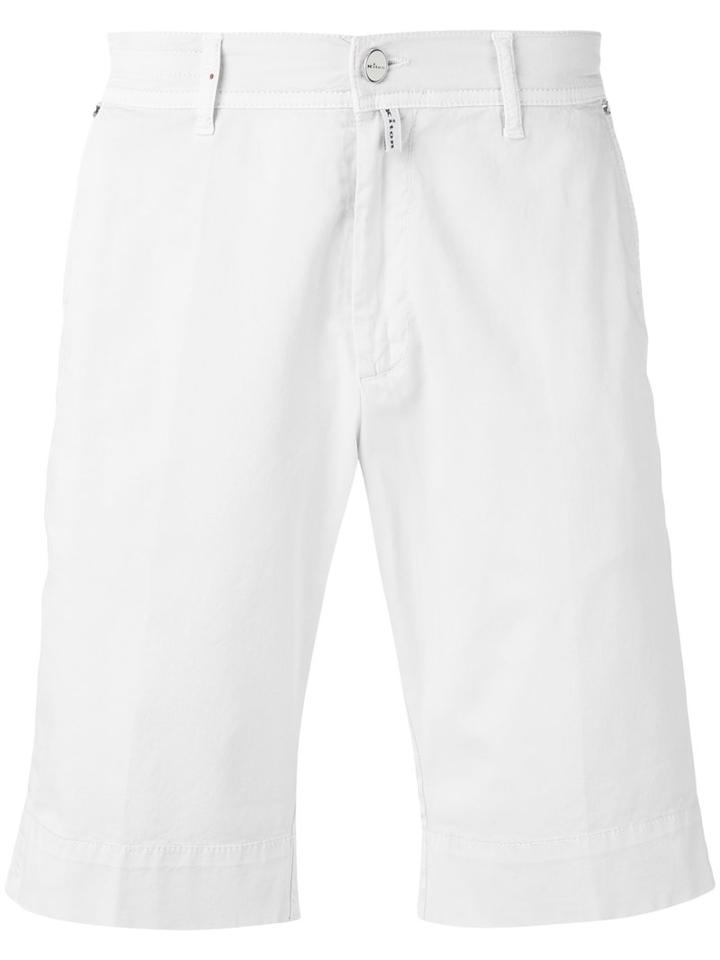 Kiton - Chino Shorts - Men - Cotton/spandex/elastane - 35, Grey, Cotton/spandex/elastane