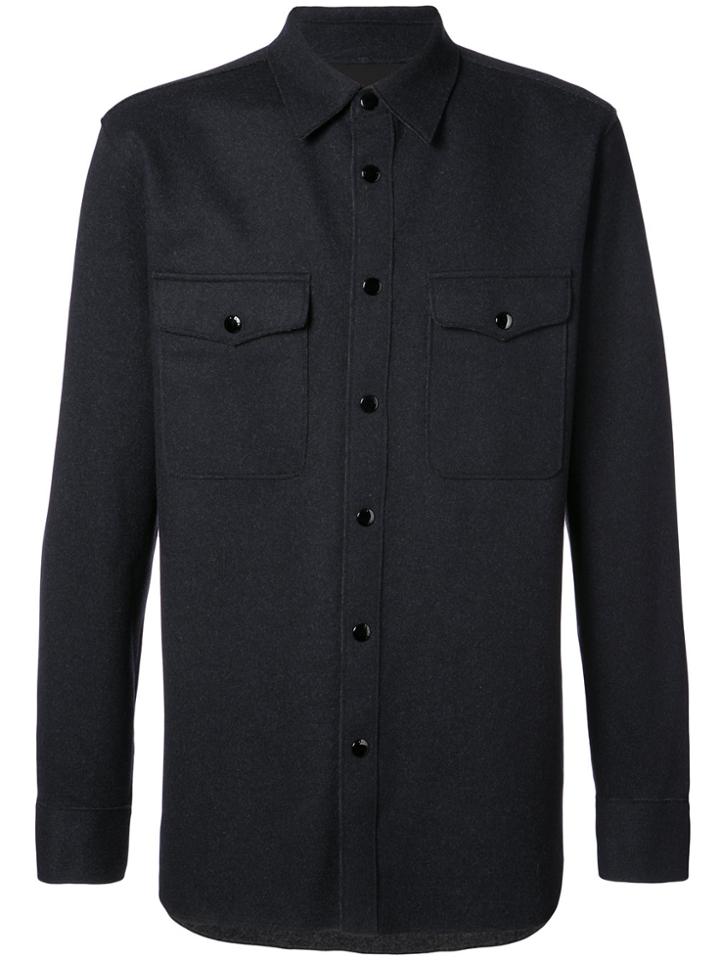 Rag & Bone Raw Edge Jack Shirt - Blue