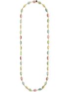 Chanel Vintage Poured Glass Necklace, Women's, Metallic