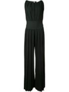By. Bonnie Young Pleated Jumpsuit, Women's, Size: 4, Green, Virgin Wool/viscose/polyamide