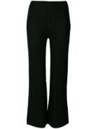 Toteme Ribbed Knitted Trousers - Black