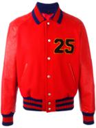 Gucci Web Collar Bomber Jacket - Red