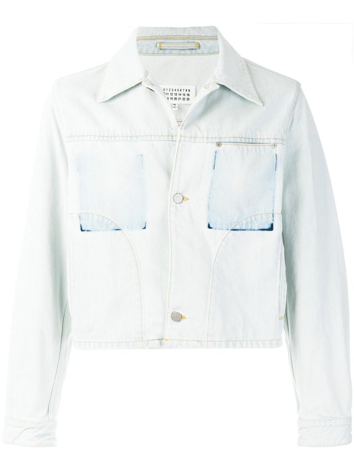 Maison Margiela Fitted Denim Jacket - Blue