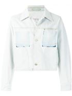 Maison Margiela Fitted Denim Jacket - Blue