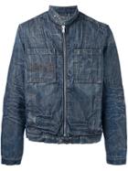 Walter Van Beirendonck Vintage Washed Denim Jacket - Blue