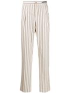 Pt01 Striped Trousers - Neutrals