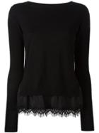 P.a.r.o.s.h. 'lizzy' Jumper, Women's, Size: Medium, Black, Silk/polyamide/spandex/elastane/wool