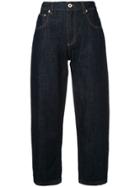 Carven Cropped Wide Jeans - Blue