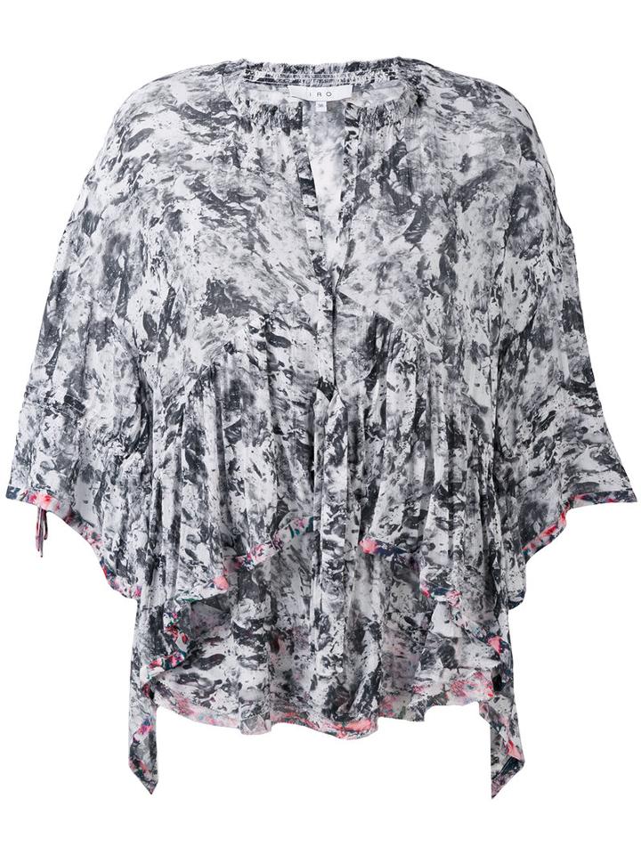Iro - Milia Blouse - Women - Viscose - 38, Grey, Viscose