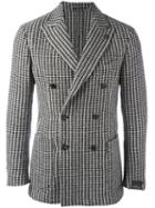 Gabriele Pasini Double Breasted Jacket, Men's, Size: 46, Black, Wool/cotton/polyester