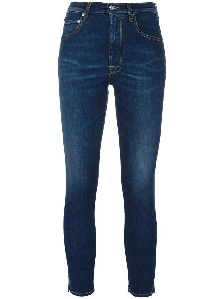 +people Skinny Jeans, Women's, Size: 27, Blue, Cotton/polyester/spandex/elastane