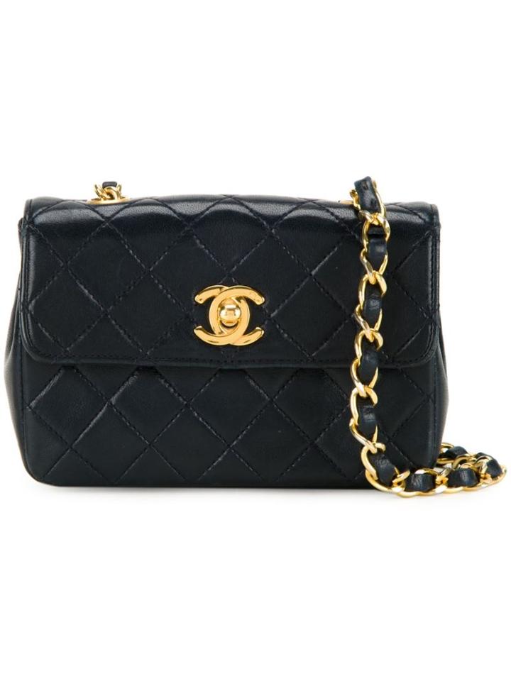 Chanel Vintage Micro Flap Shoulder Bag